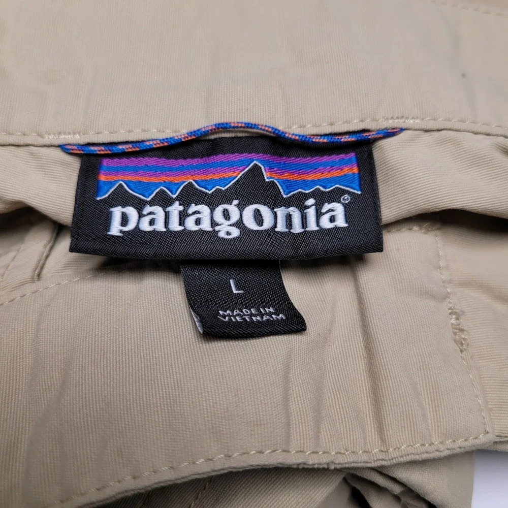 Patagonia Gi III Pants Mens Large Tan Excellent Hiking Lightweight‎ 82101 SP16